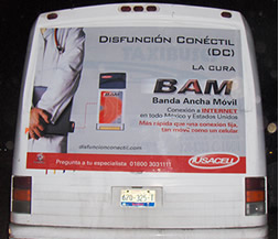 publicidad en autobuses